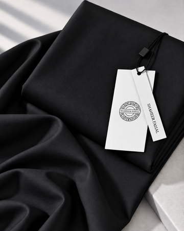 Premium BLACK Unstitched Suit