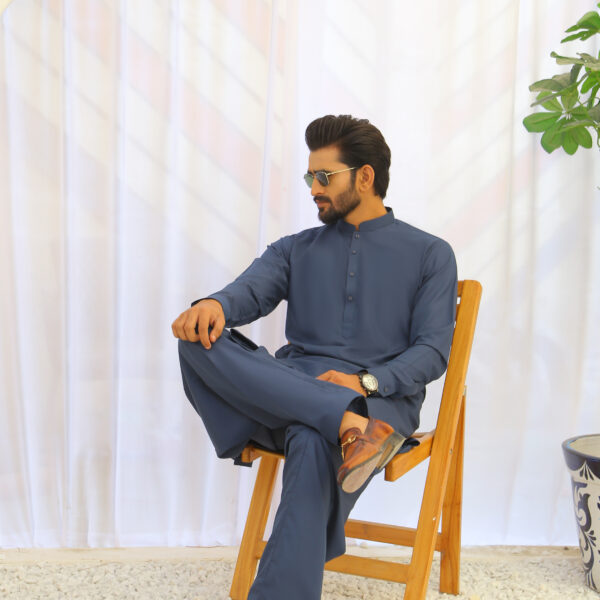 Mulled Wine Stitched Kurta Shalwar